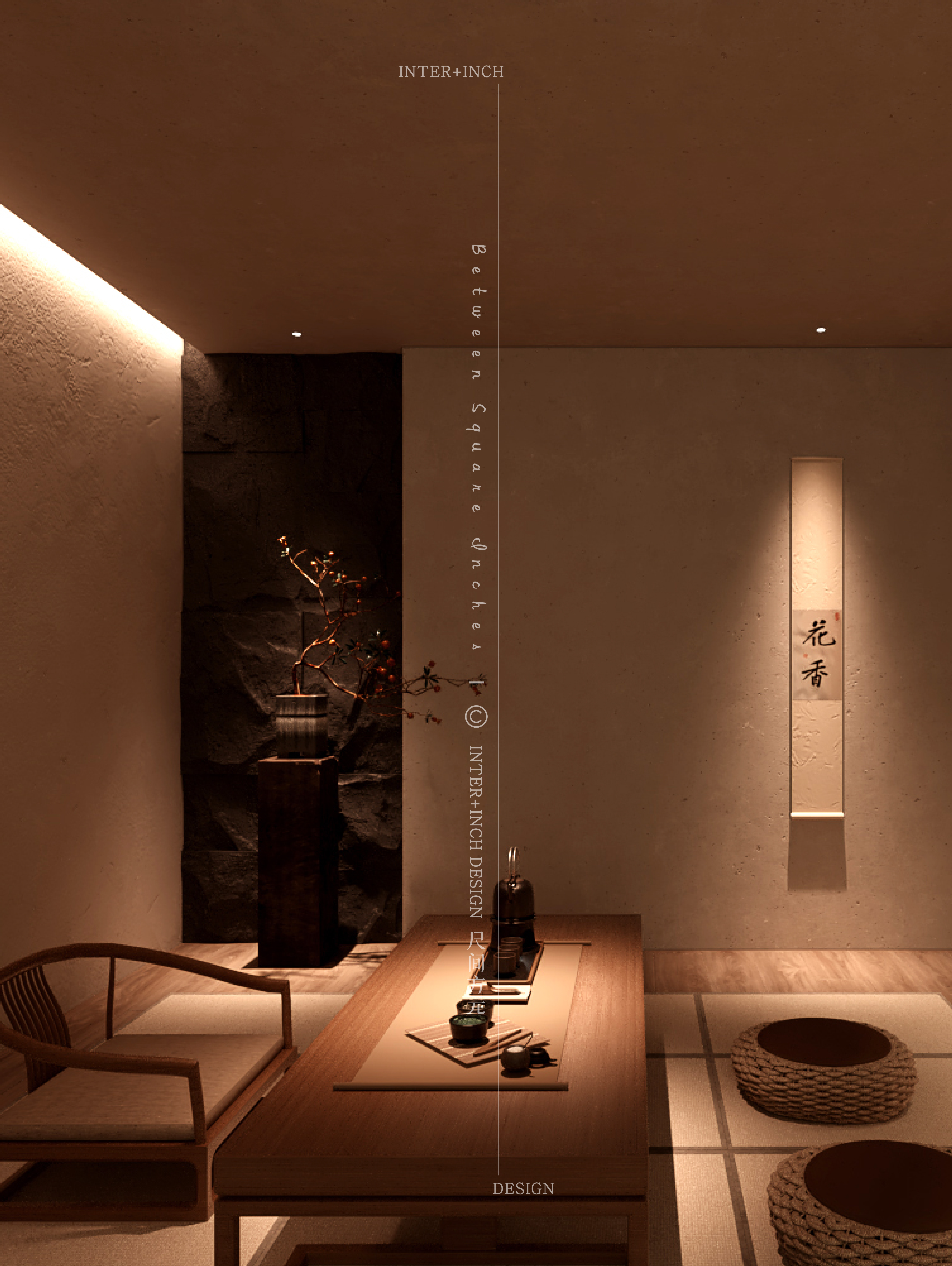 禅意新中式茶室商业空间设计丨尺间方元-19