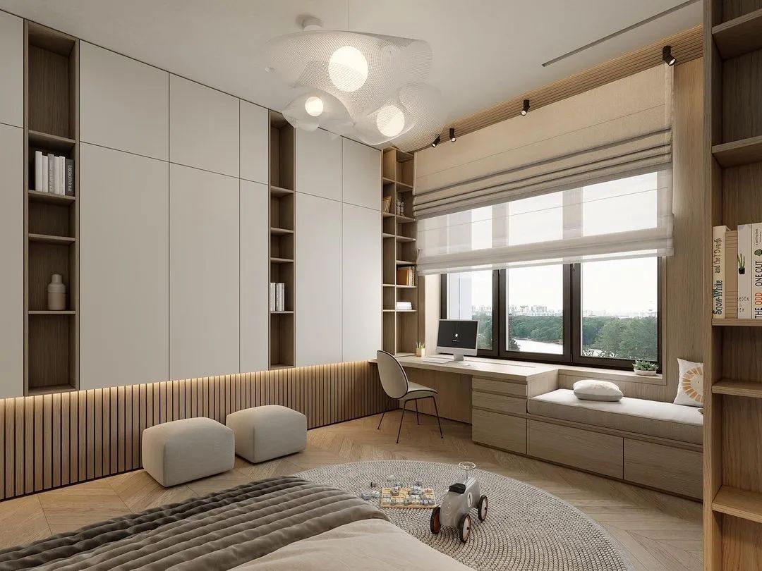 奶油色调的现代空间设计丨俄罗斯圣彼得堡丨DE&DE Studio-43