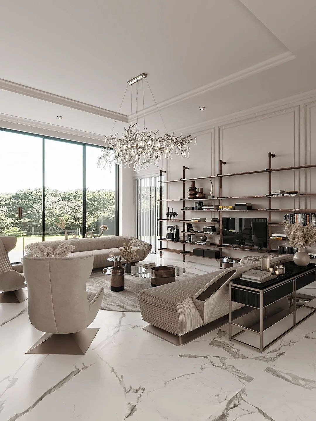 别墅豪宅 室内设计丨阿曼丨ZEBRANO,Buro One-23