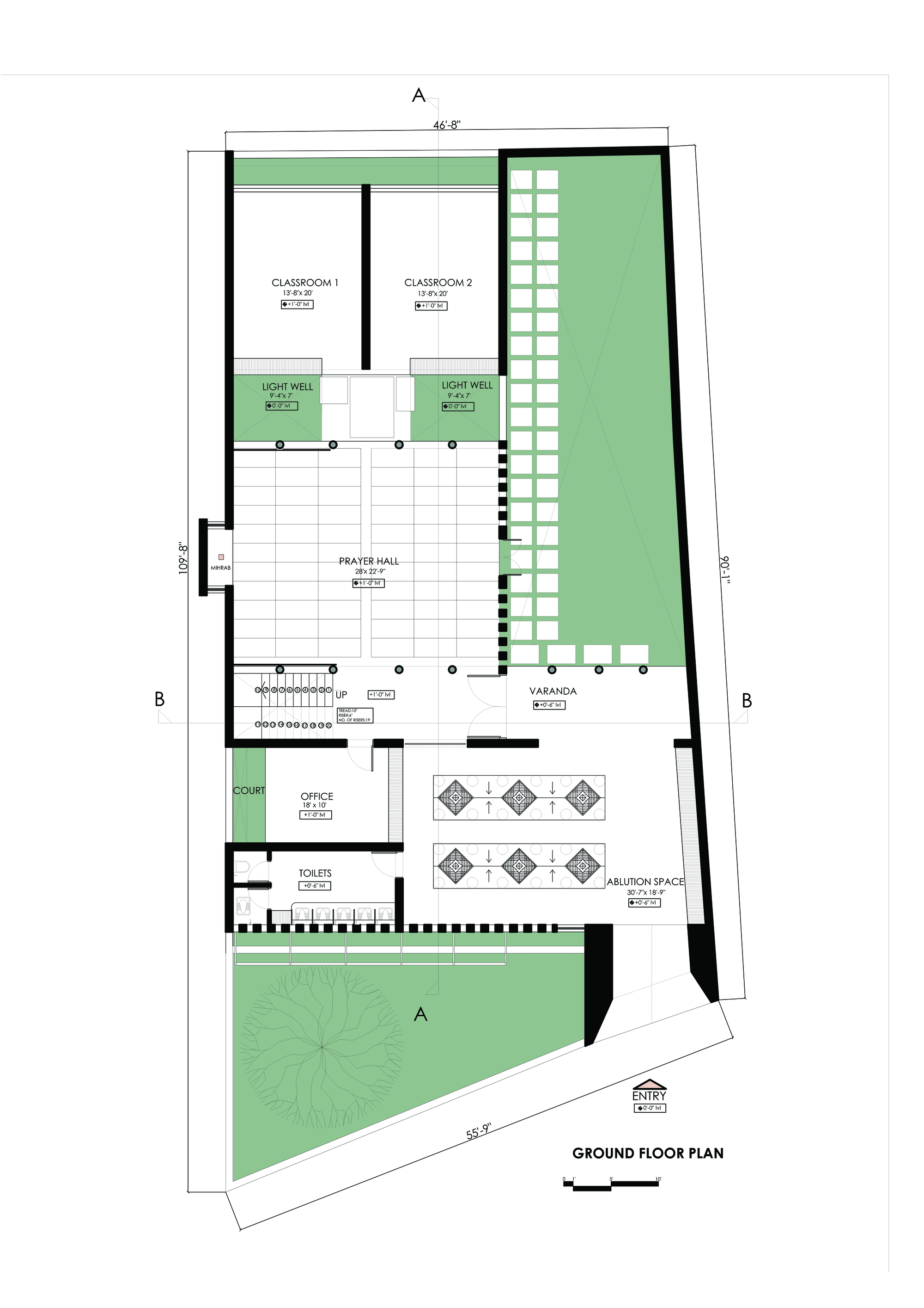 Madrassa 清真寺丨印度班加罗尔丨DS2 建筑事务所-26