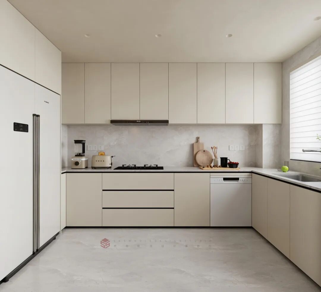 思舍全案|暖木与柔色织就的质感居所-24