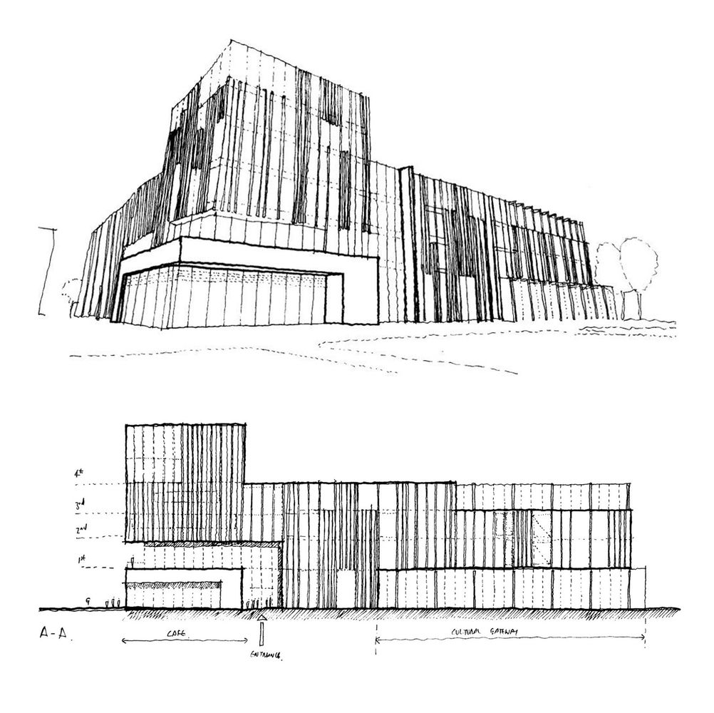 伯明翰大学新图书馆 · 绿色之心,现代美学-64