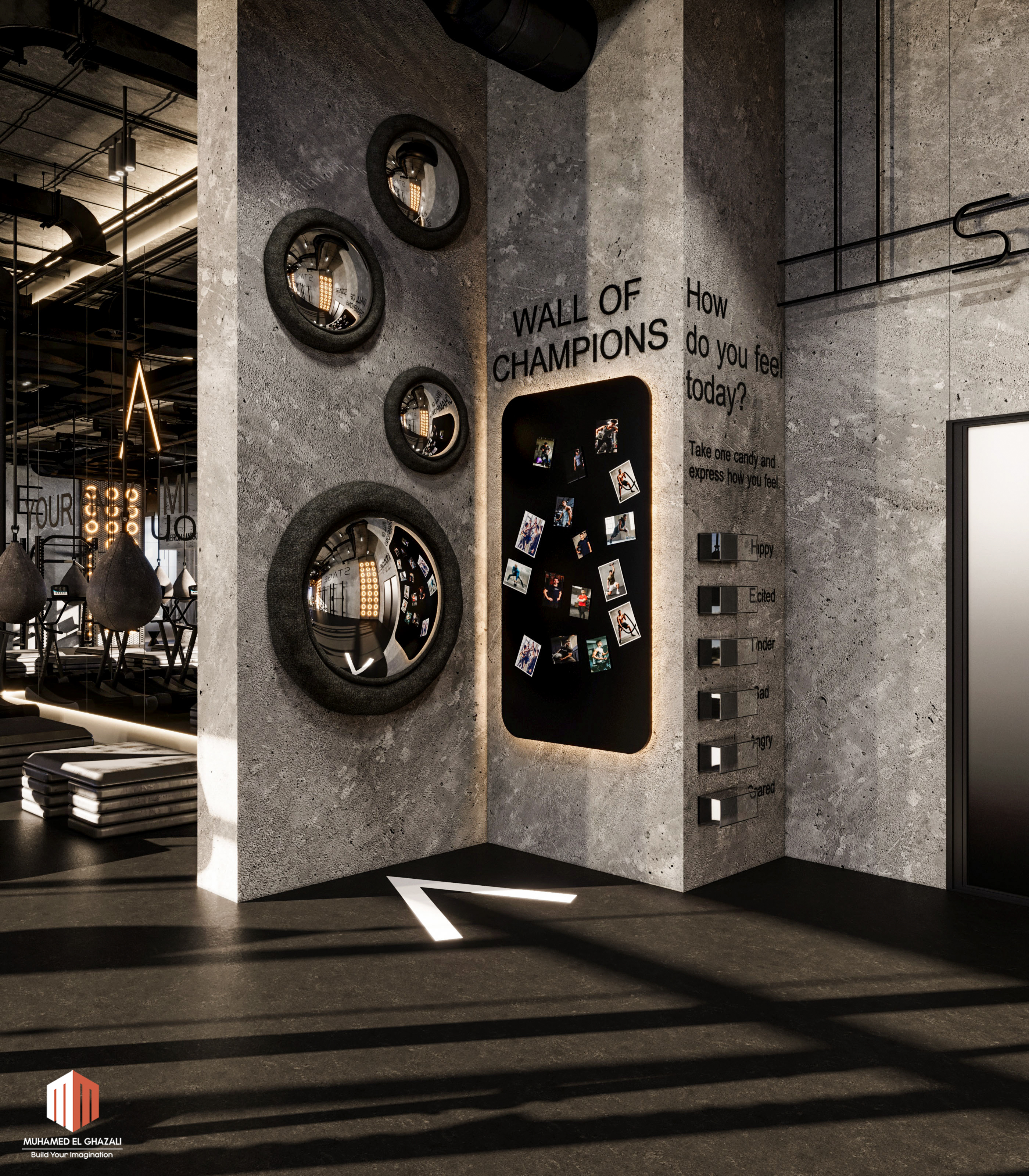 健身房设计丨卡塔尔-10