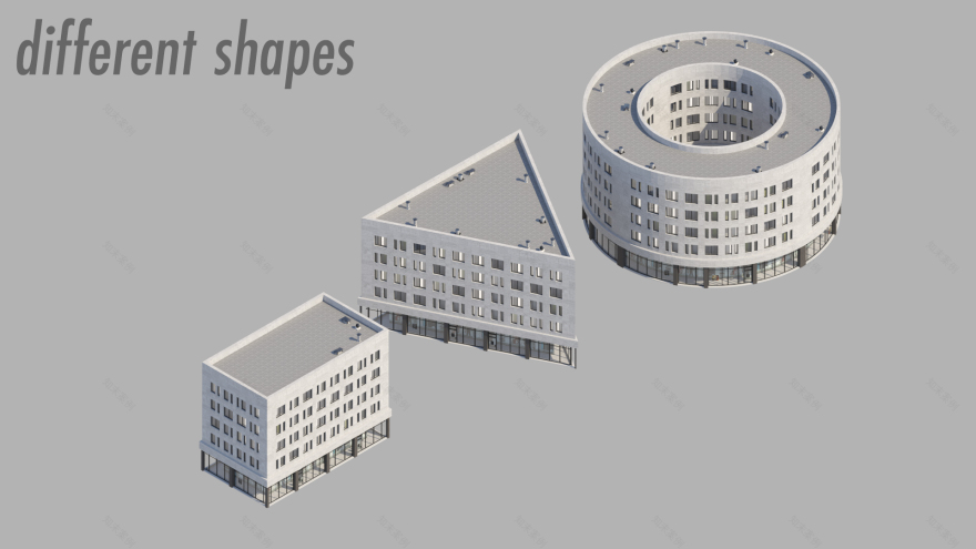 PARAMETRIC BUILDIGS PART 2 | Railclone Template | FREE-24