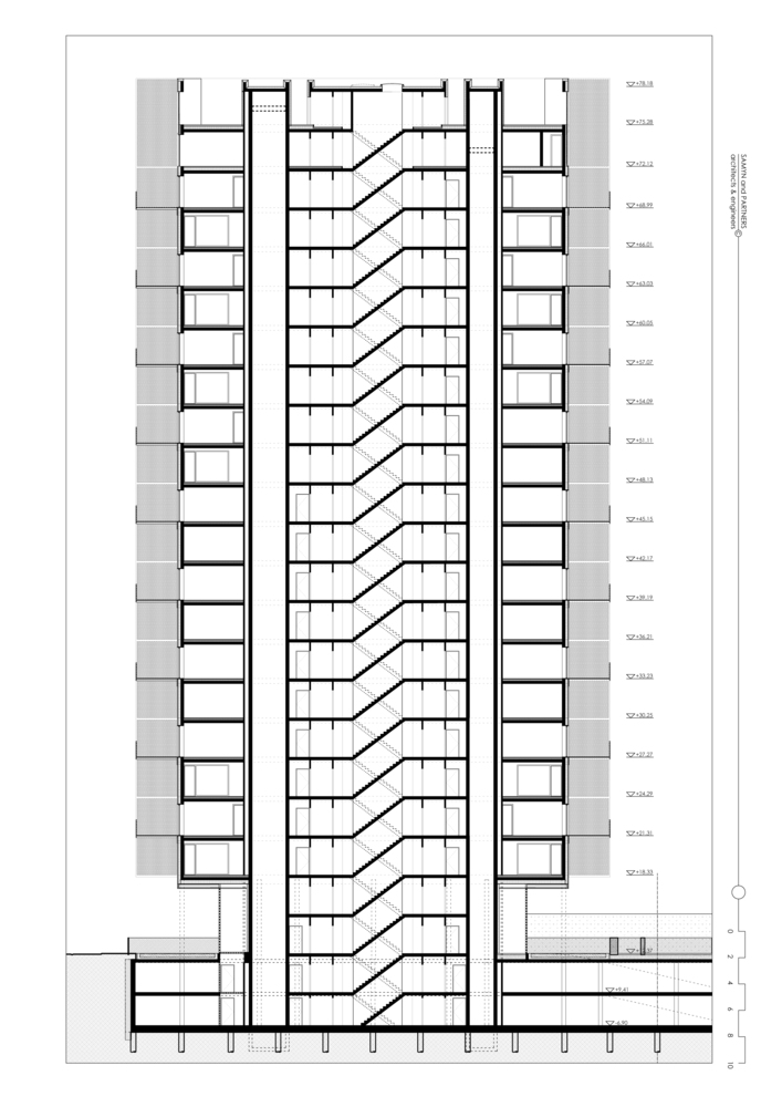 比利时 KTower 垂直城市公寓丨Philippe Samyn and Partners-60