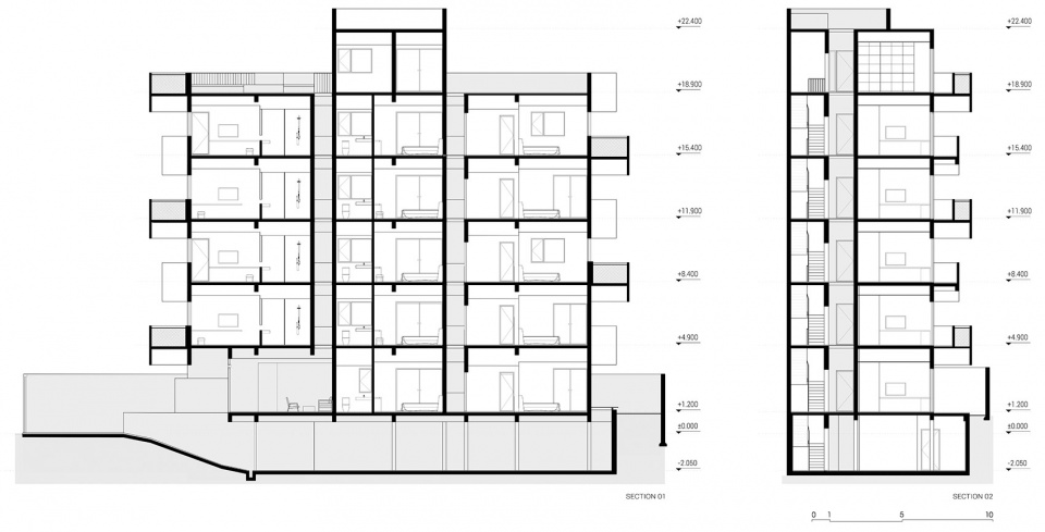 越南空中花园模块住宅丨TAA Design-65