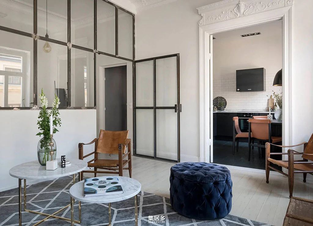 斯德哥尔摩时尚公寓设计丨瑞典斯德哥尔摩-11