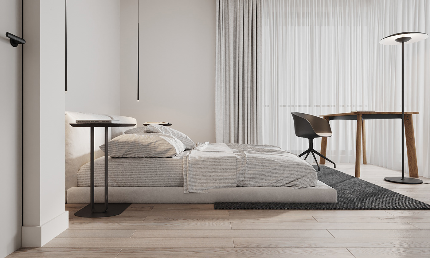 90㎡原木风公寓设计-17