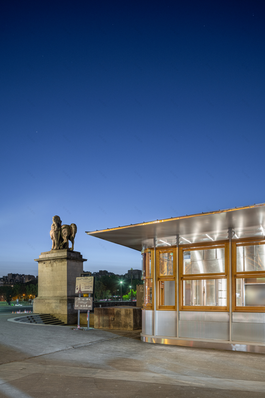 Kiosk Eiffel 食品亭丨法国巴黎丨Franklin Azzi Architecture-27