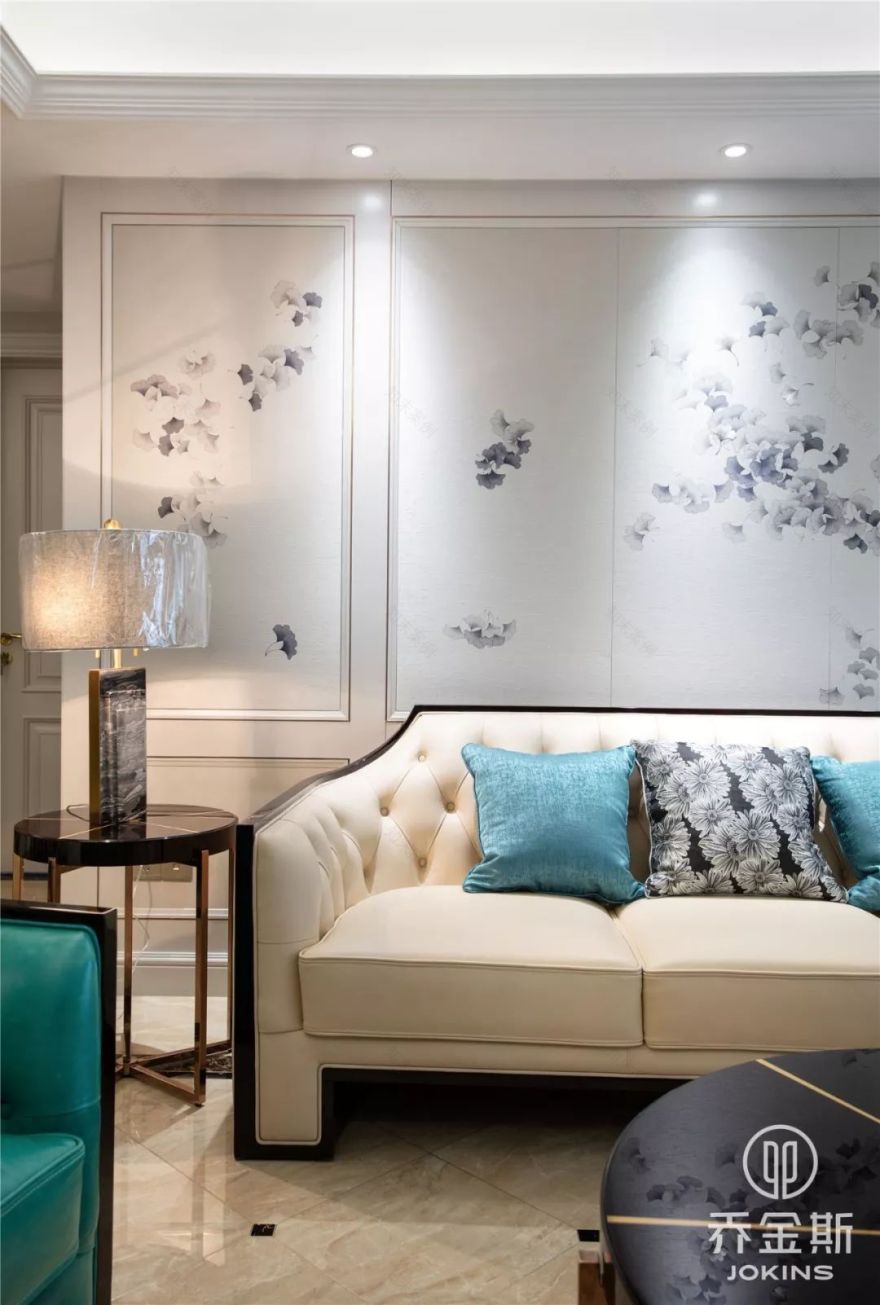 常州九洲新世界花苑美式轻奢套间设计-21