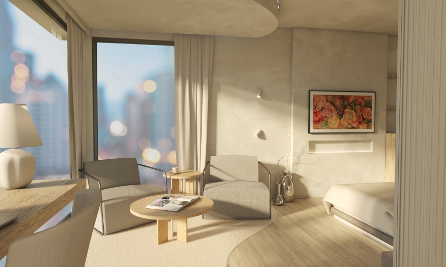 Lumbralia Suite · 仿生酒店套房设计-5