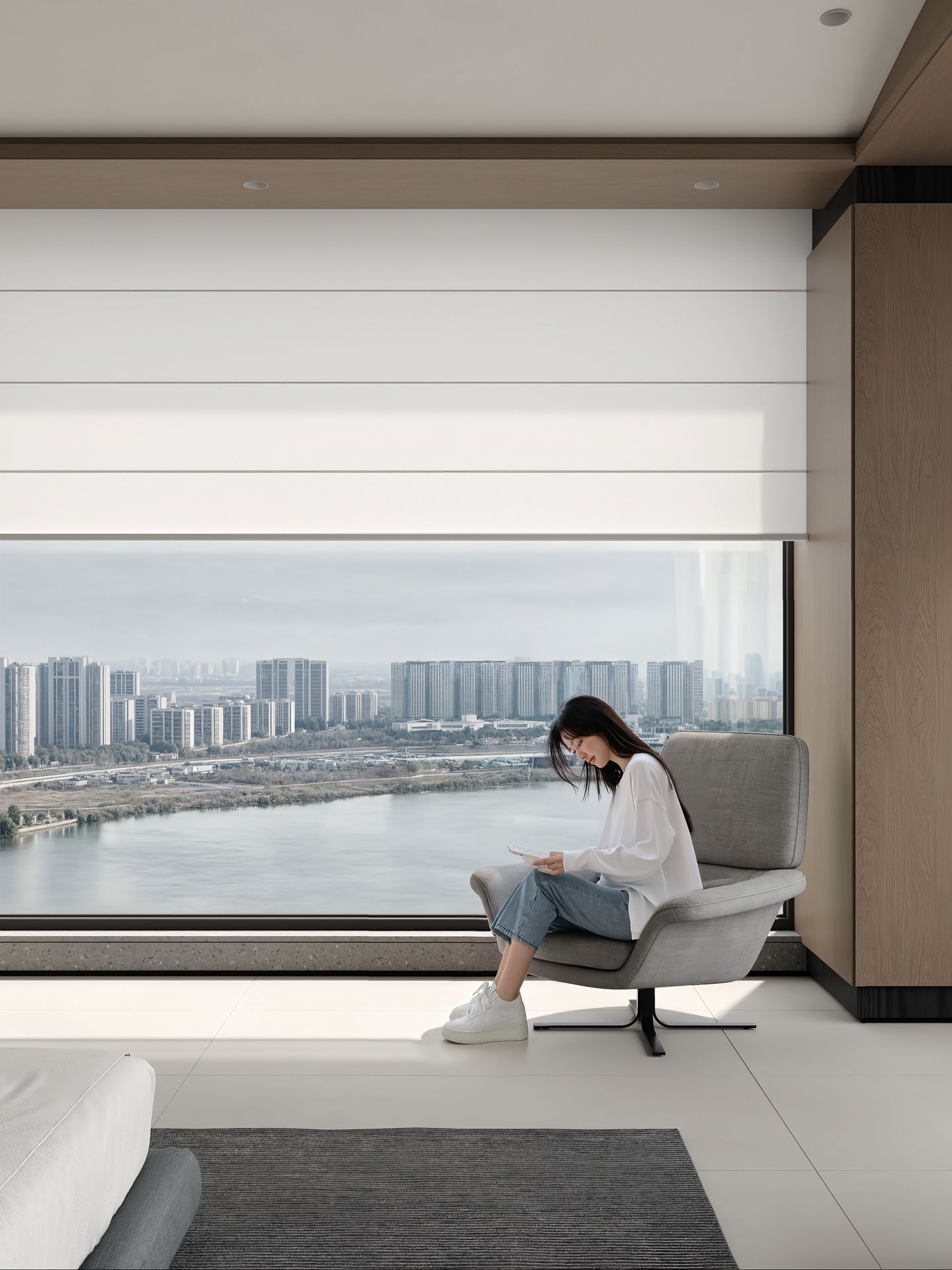 意式原木风大平层-10