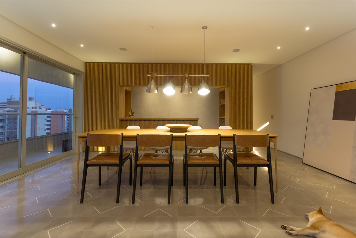 巴西 SP 市区公寓改造 | 混凝土与木质的完美结合-12