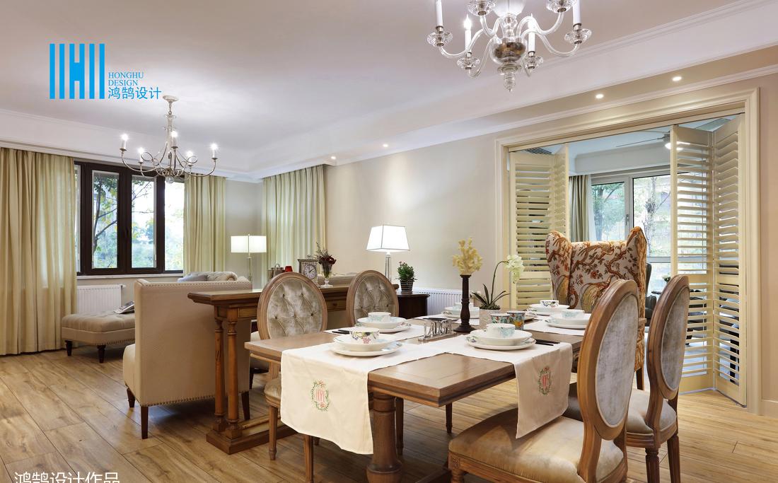 鸿鹄设计丨平层美式混搭 | 飞行员家庭的轻松自然生活-3