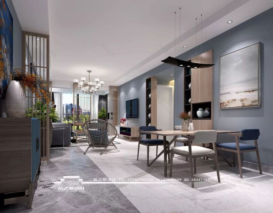 彰泰名都 95㎡简约宜居空间,品之筑设计诠释生活美学-47