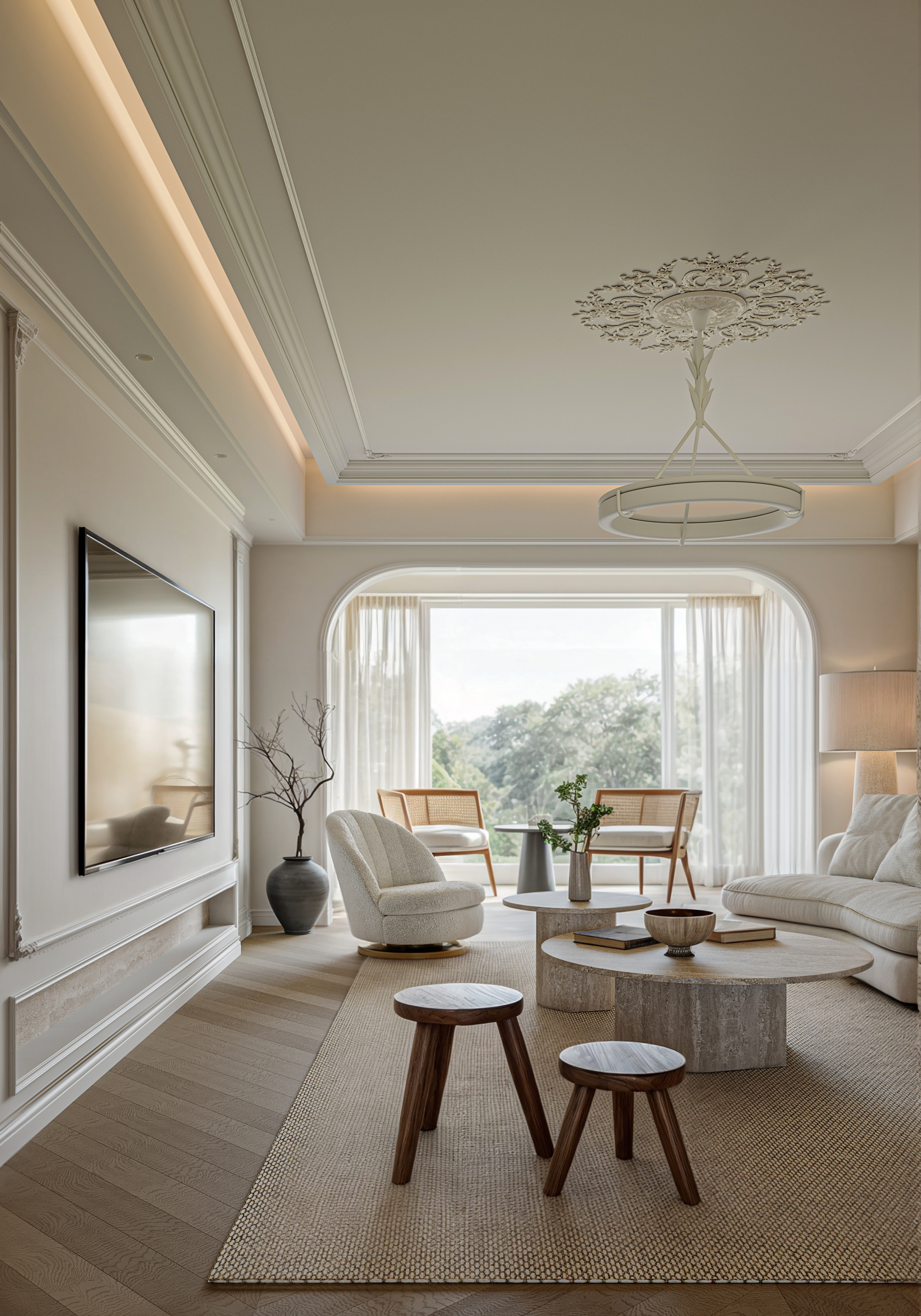 轻法式平层丨长沙佐尚视觉-4