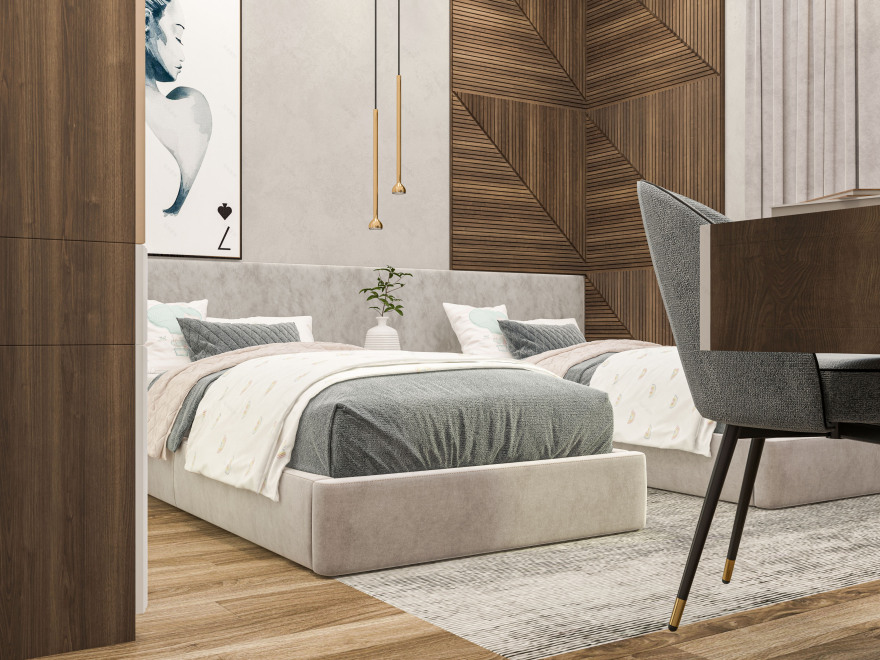 双人卧室设计丨eng mohamed elsake designs-8