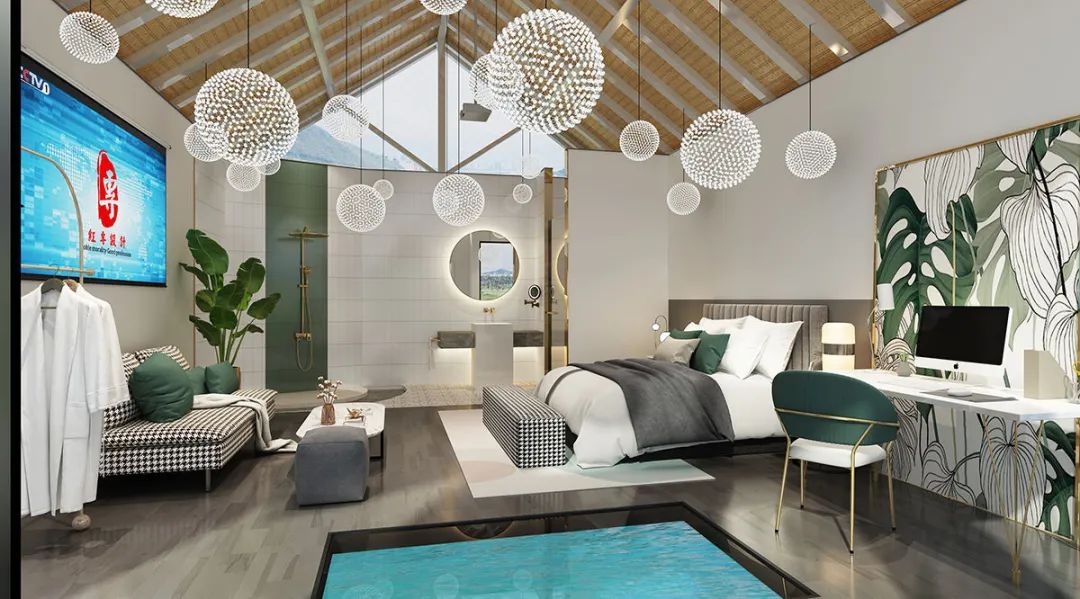 三亚短笛酒店 | 轻装修,重装饰的清新美-33