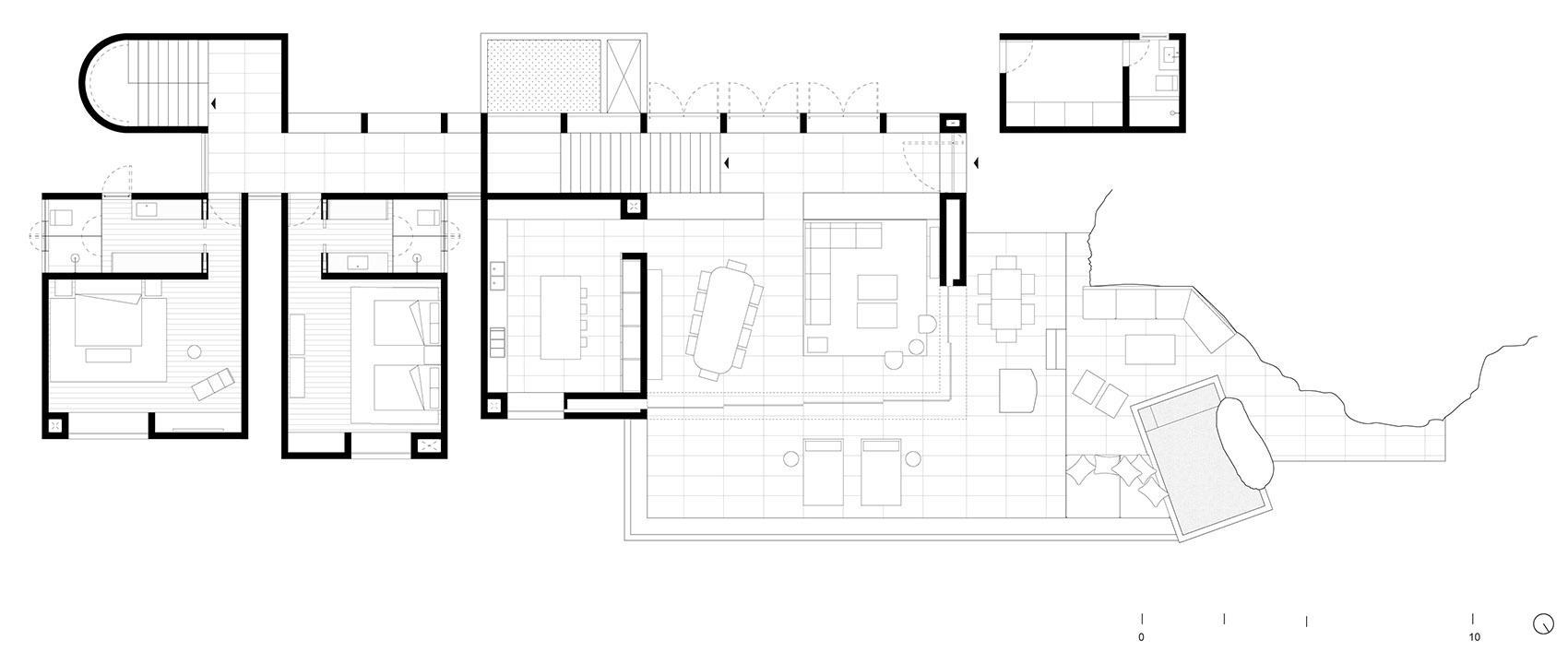 Las Rocas 别墅丨墨西哥丨Ignacio Urquiza Arquitectos-65