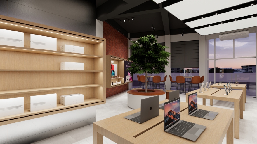 Apple产品零售店设计-3