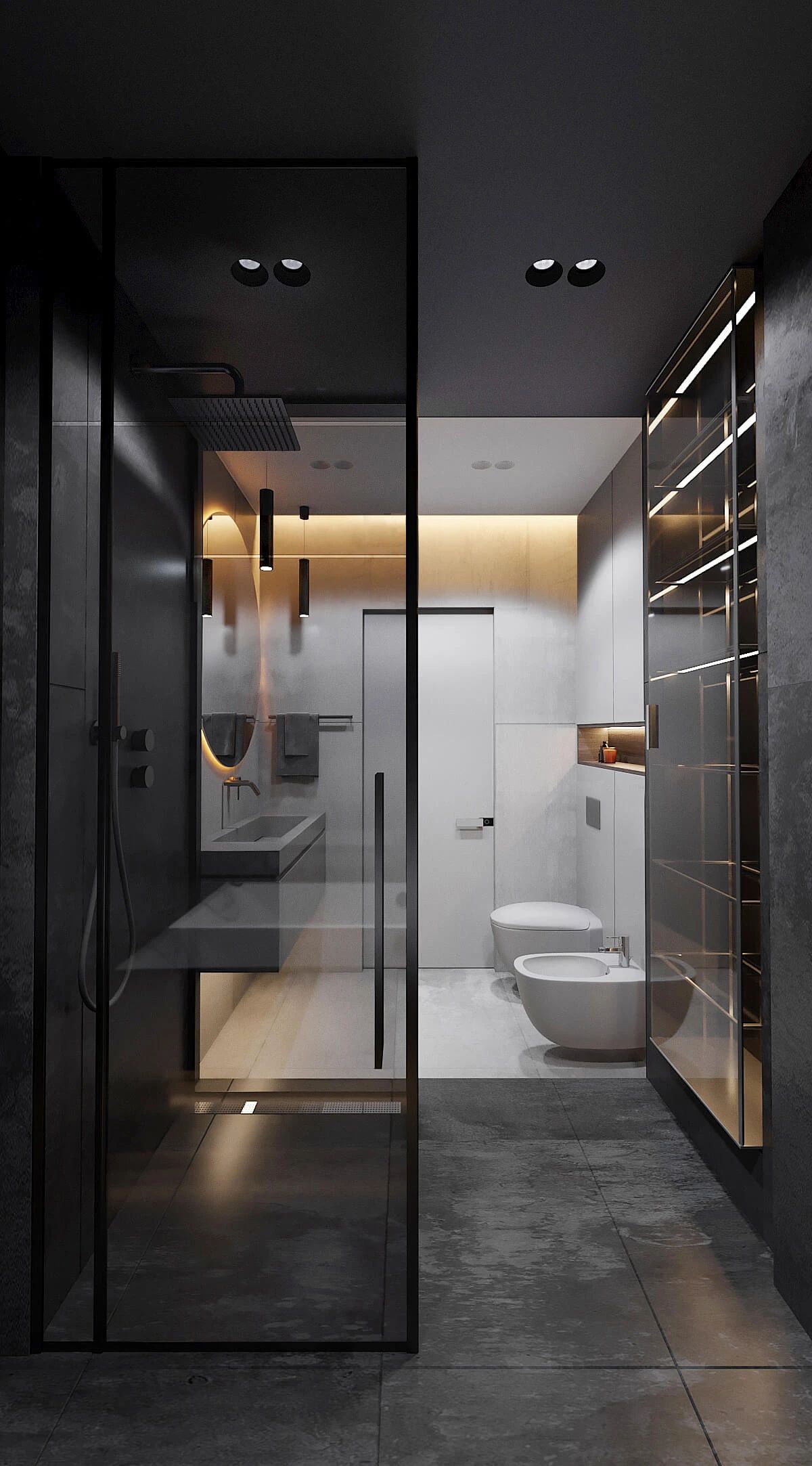 简约舒适的 149m²三层住宅设计丨Dinara Yousupova-30