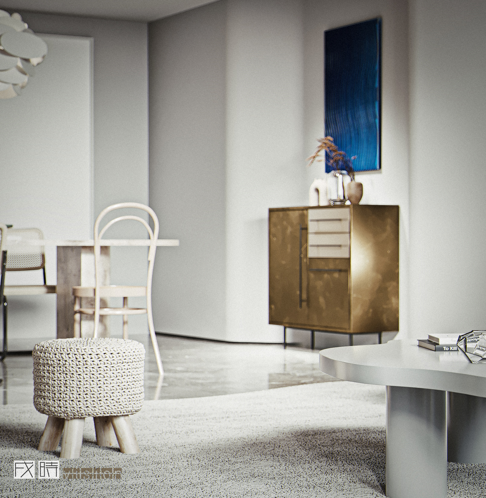 现代轻奢平层设计，打破枯燥工作空间-7