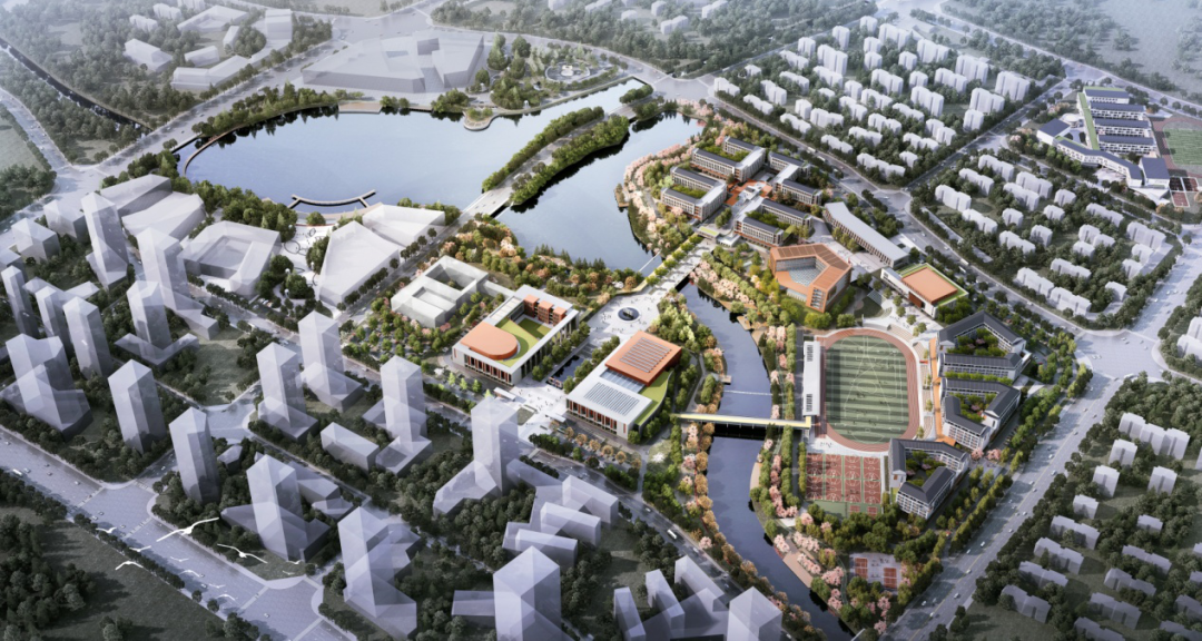 西区新城高级中学丨中国扬州丨华造设计-9