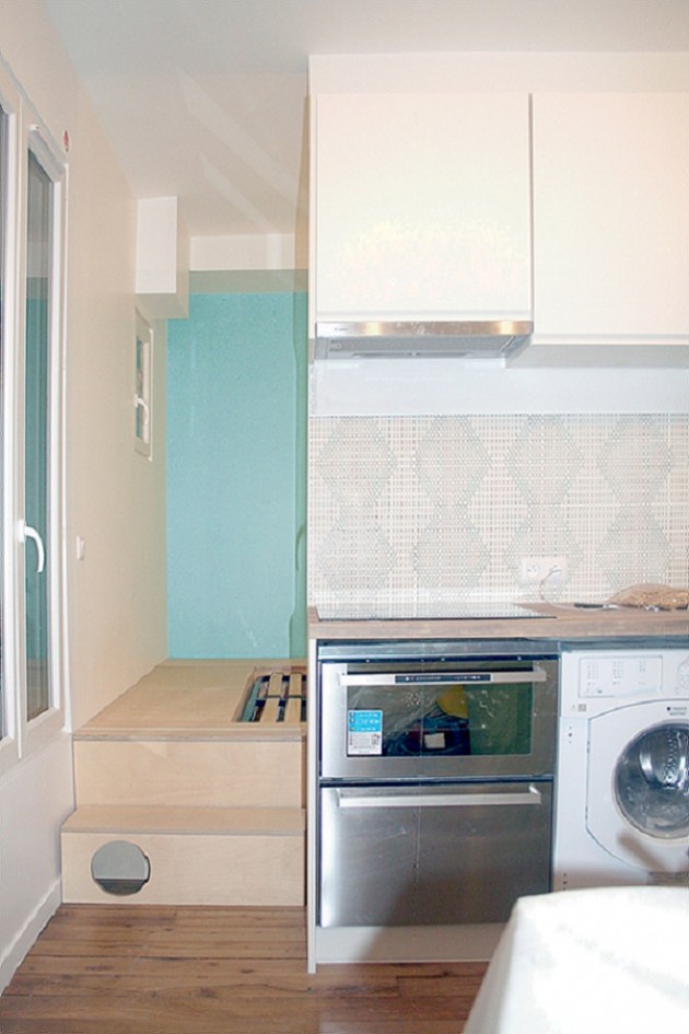 巴黎30平公寓改造丨法国巴黎丨Richard Guilbault-12