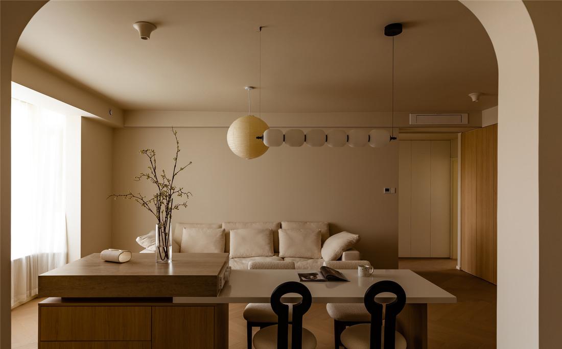 软糯奶油风小户型住宅设计-3