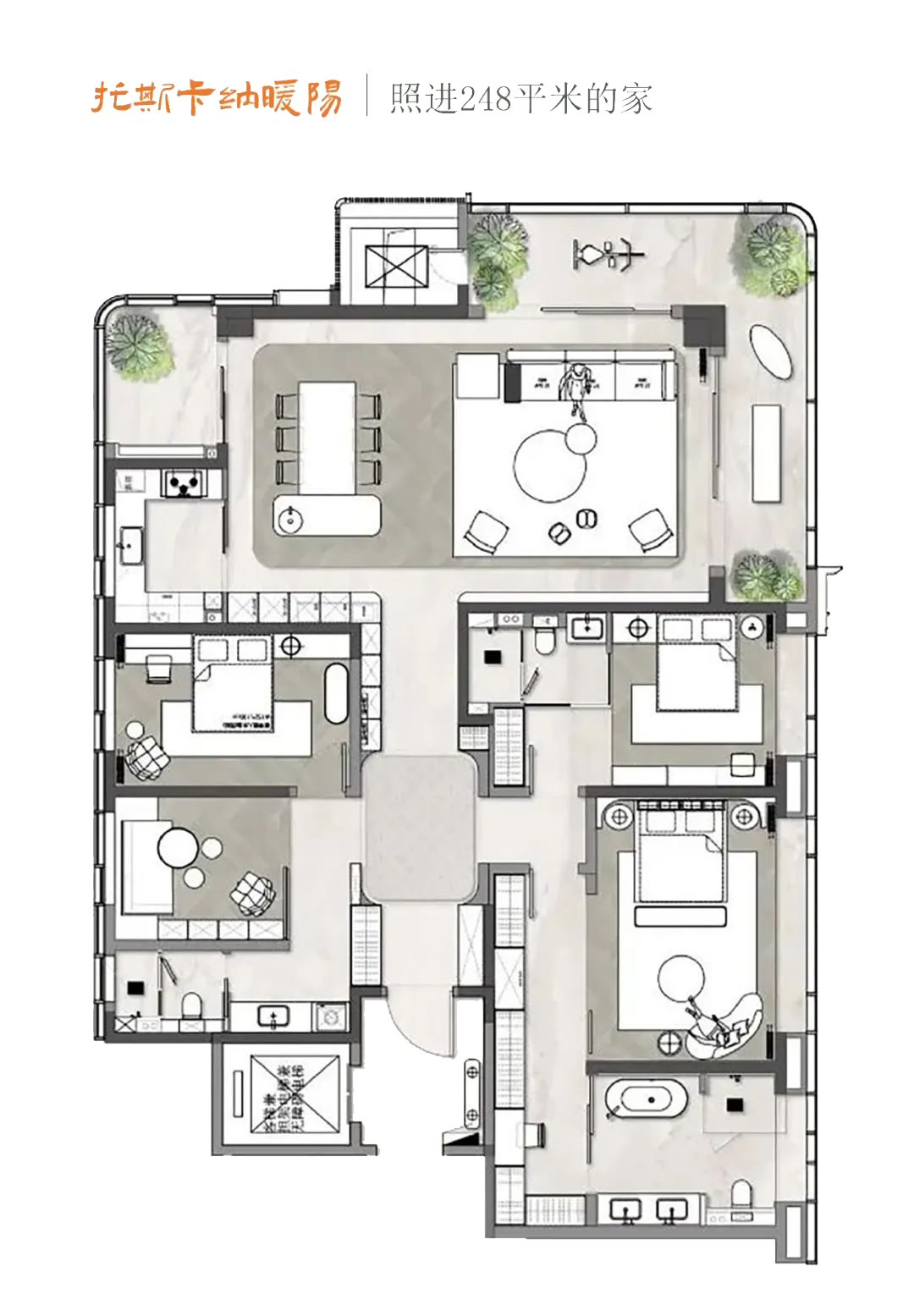 新作｜金螳螂 南京顶流豪宅天花板  中能建• 中宁府一住宅酒店化越来越流行!-57