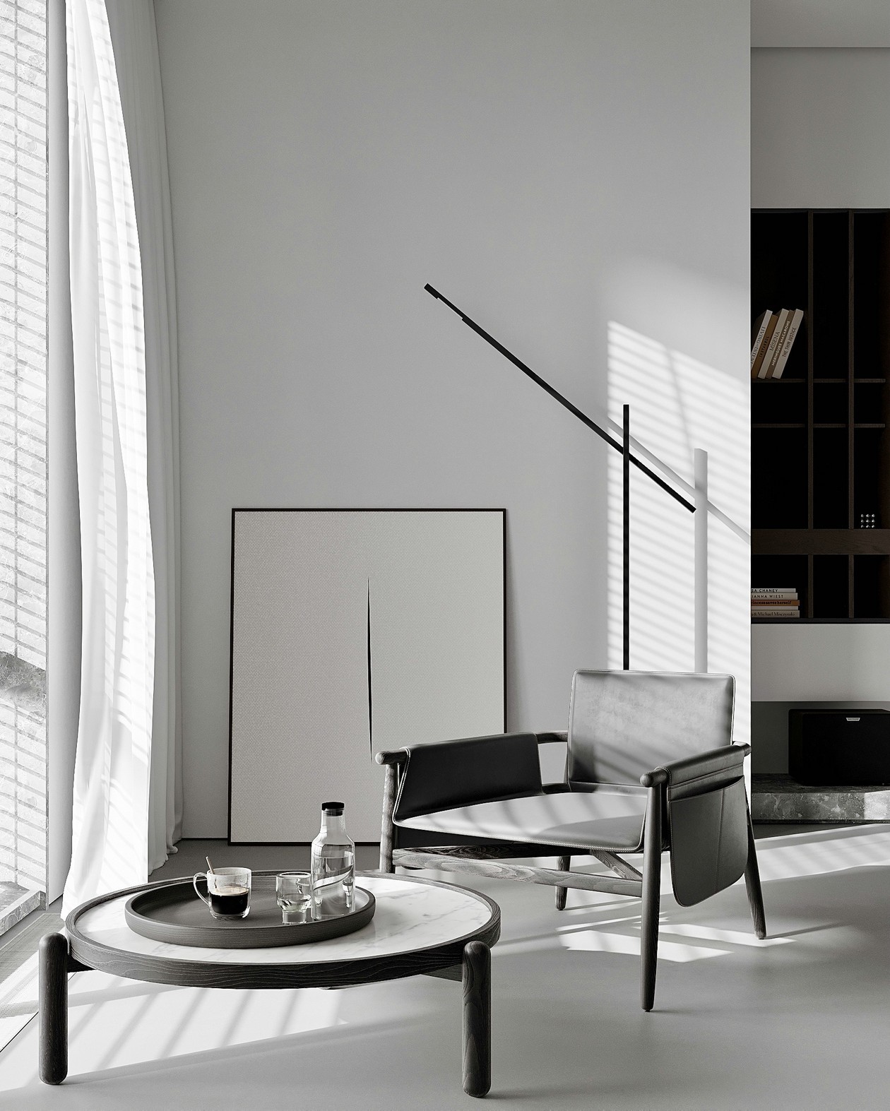 高级灰色系住宅设计-9