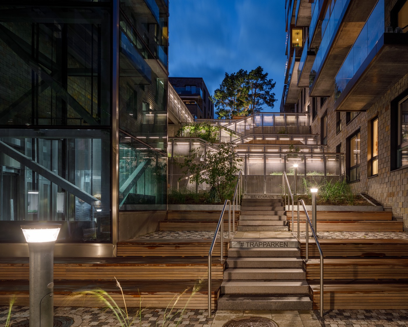 斯德哥尔摩 Trapparken 楼梯公园丨瑞典斯德哥尔摩丨Tengbom-21