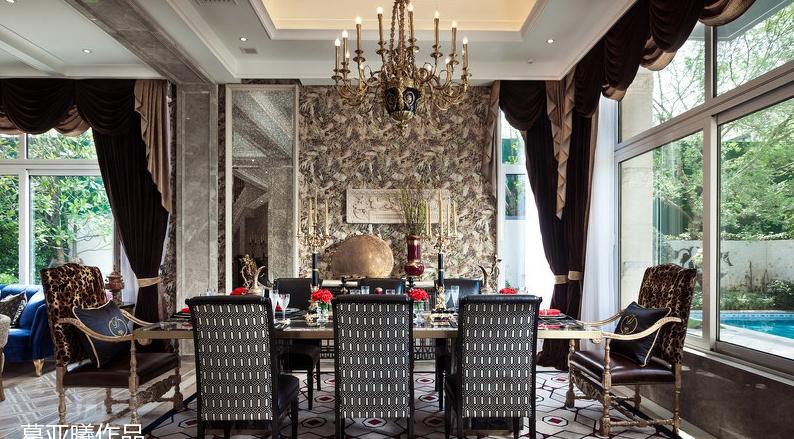 LSDInteriorDesign丨拜占庭艺术绽放万科翡翠别墅-5