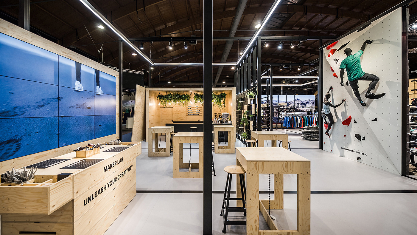 adidas TERREX 户外展位设计亮相德国 Friedrichshafen 2018-10