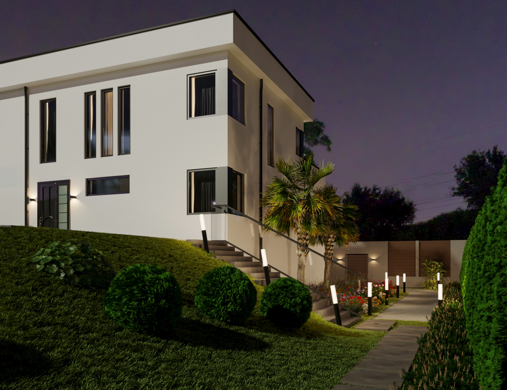 Modern White house-3