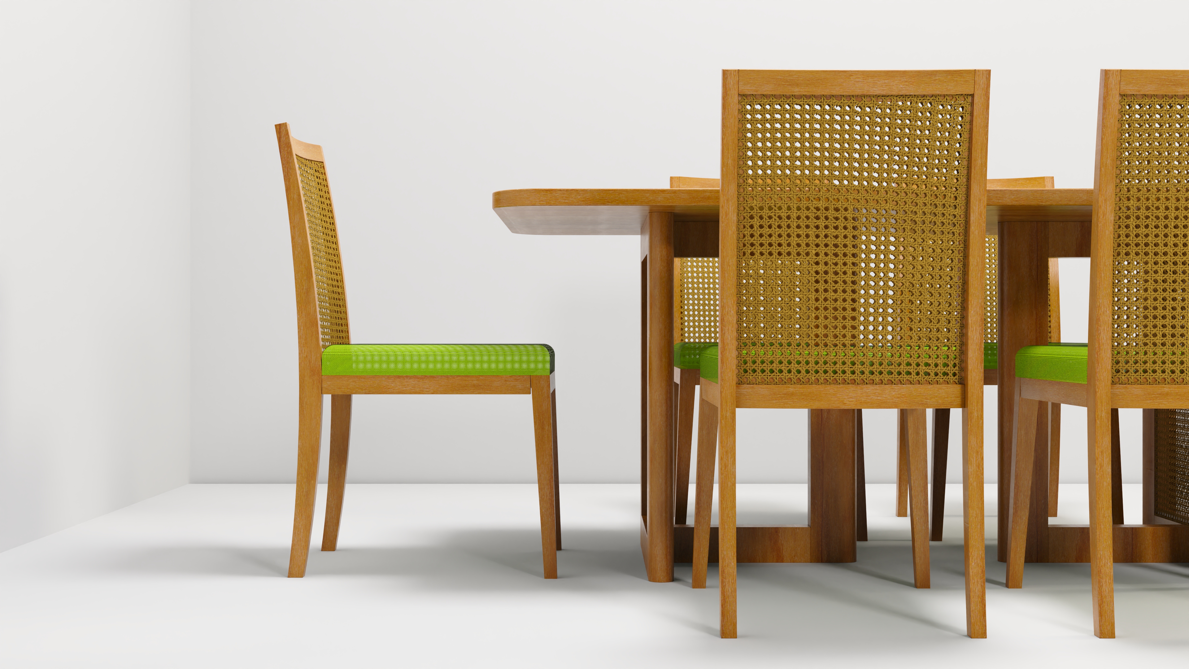 FURNITURE DESIGN #1 - RATTAN DINING SET-2