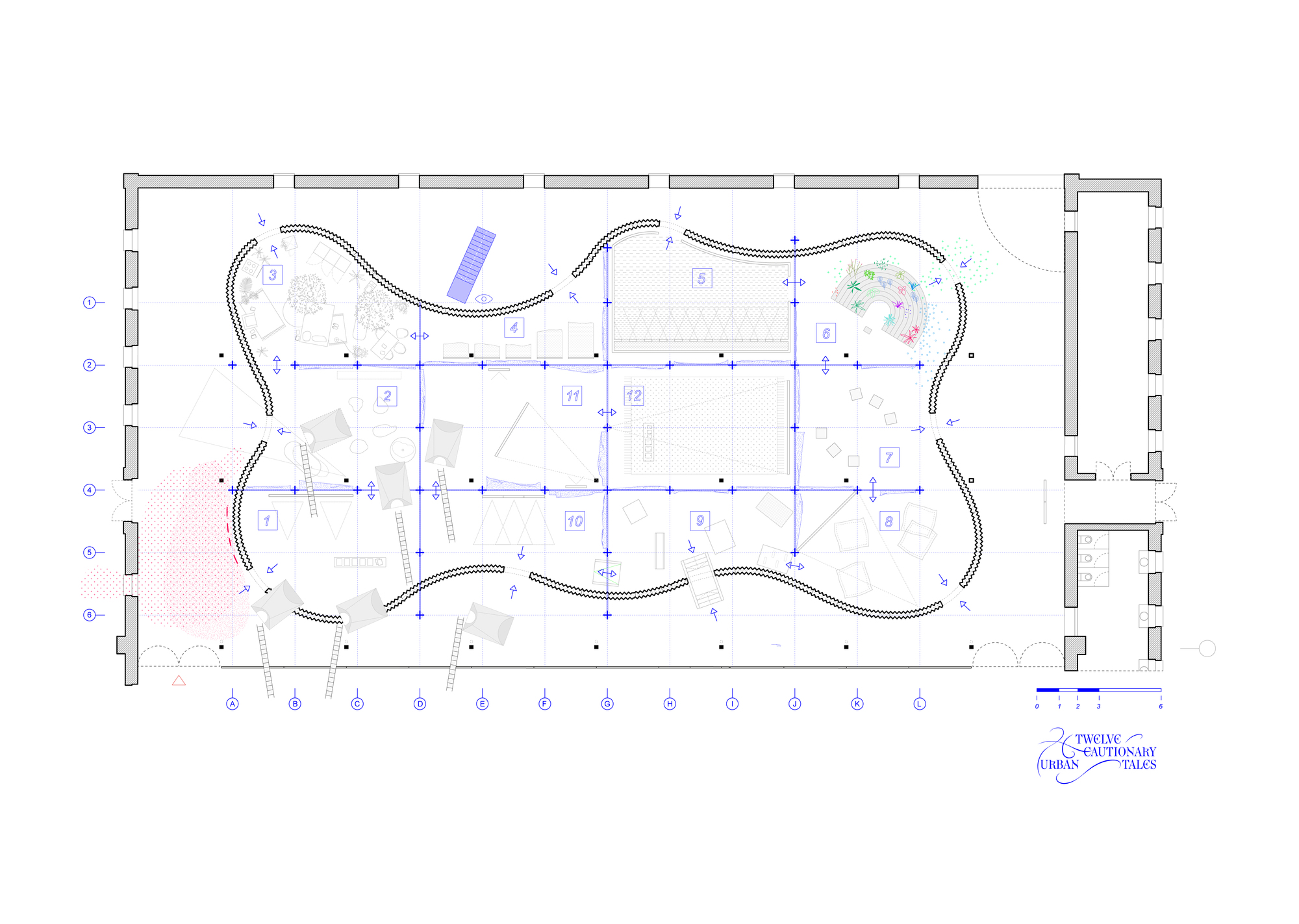 Twelve Cautionary Urban Tales. Exhibition Design / Taller de Casquería-17