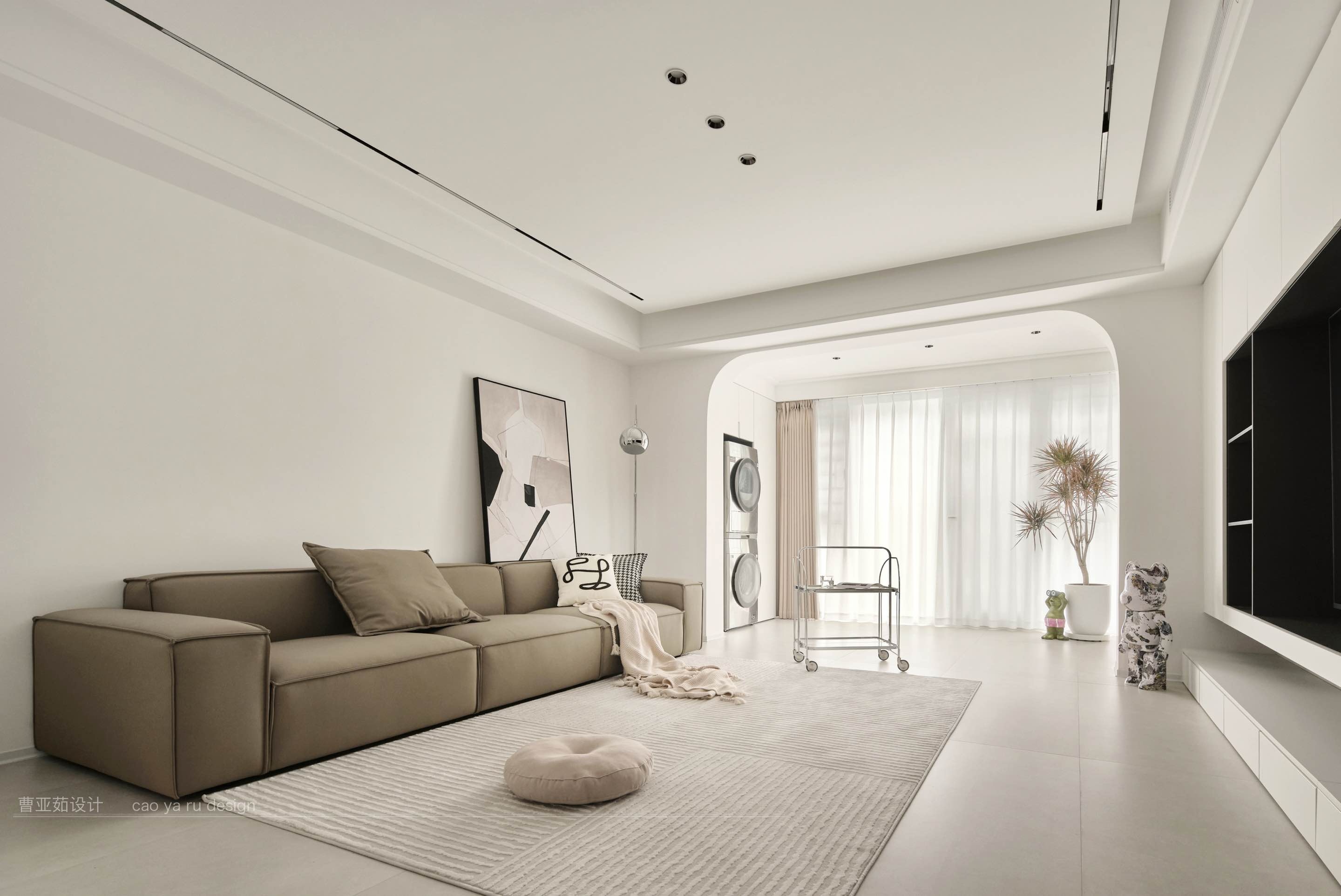 屿山行·极简黑白灰空间设计丨中国南京丨屿山行建筑空间设计-7