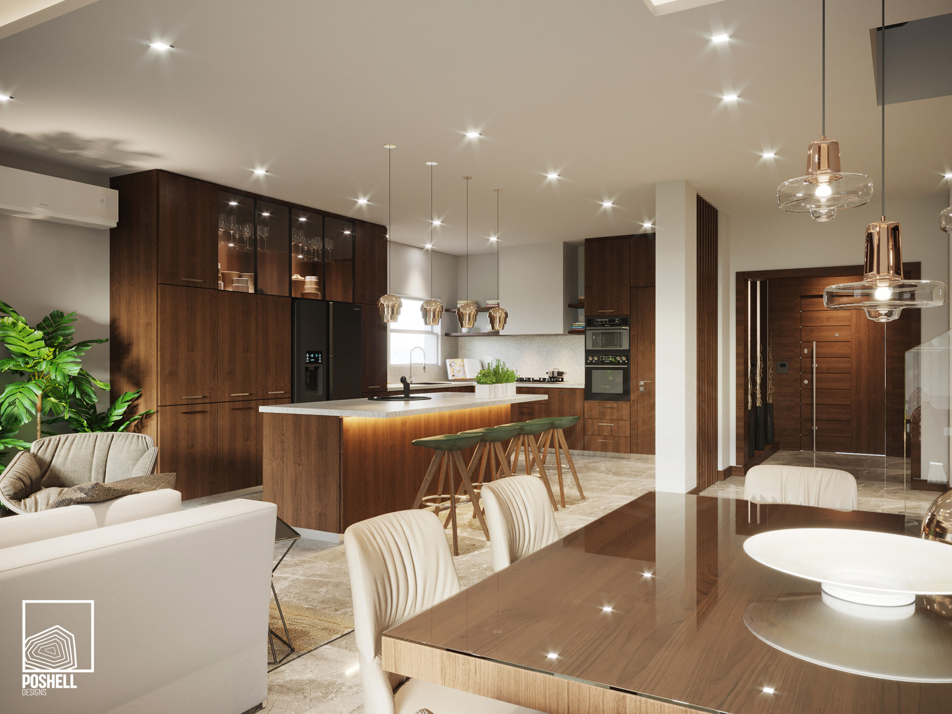 私人住宅别墅 360 度全景展示丨埃及开罗-14