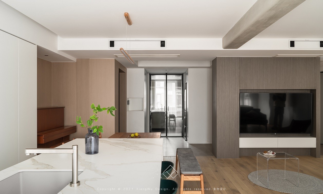 现代北欧风平层公寓 · 重构江南丨中国扬州丨象物建筑空间-12