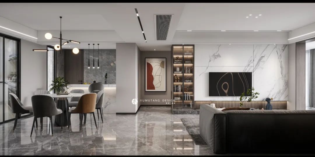 潮州海博熙泰四期现代简约家居设计丨中国潮州丨潮州市玖木堂装饰设计有限公司-10