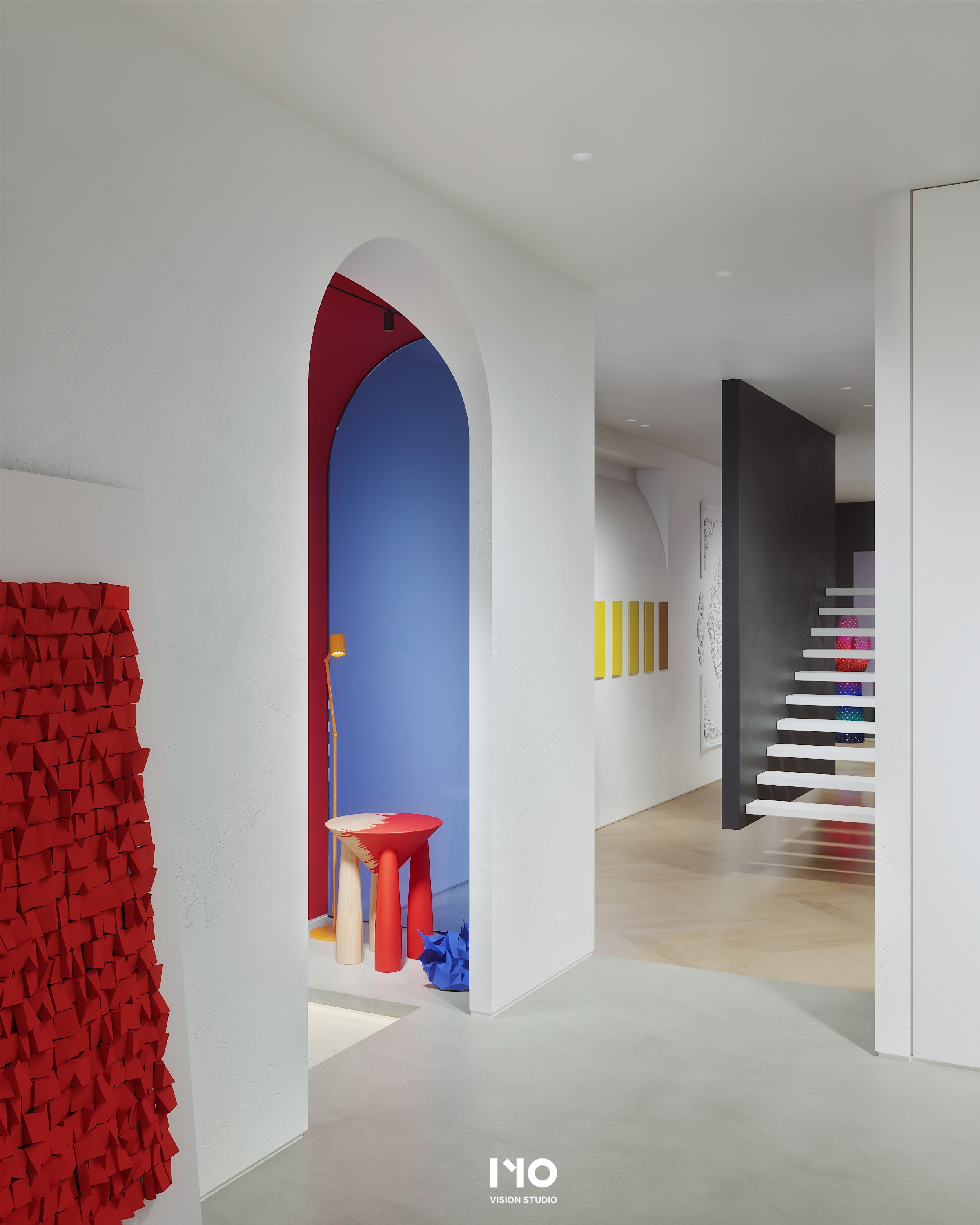 Mylands丨麦兰德涂料展厅 方块空间设计-8