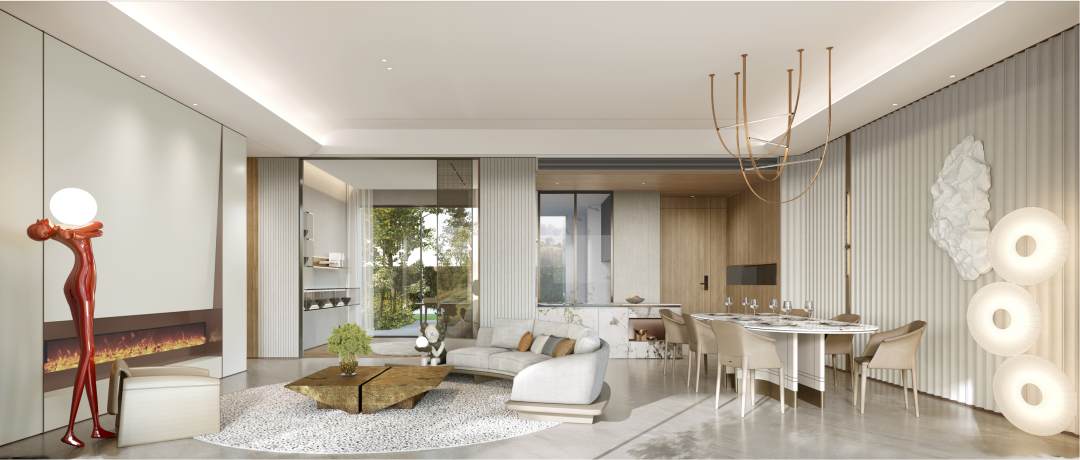 重庆莲花湖大平层丨中国重庆丨盘古设计-22