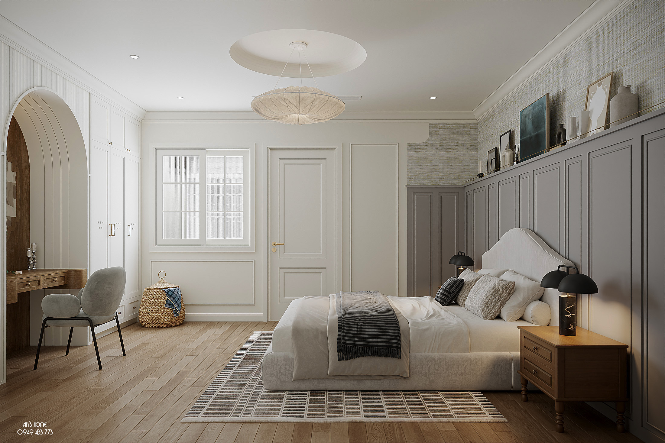 挑空别墅丨法国巴黎丨Pham Tu Uyen-23