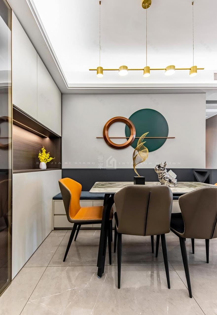 现代轻奢四居室装修设计-32