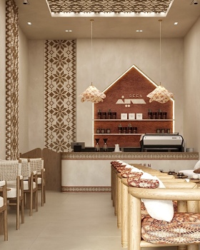 Najdi style cafe Design