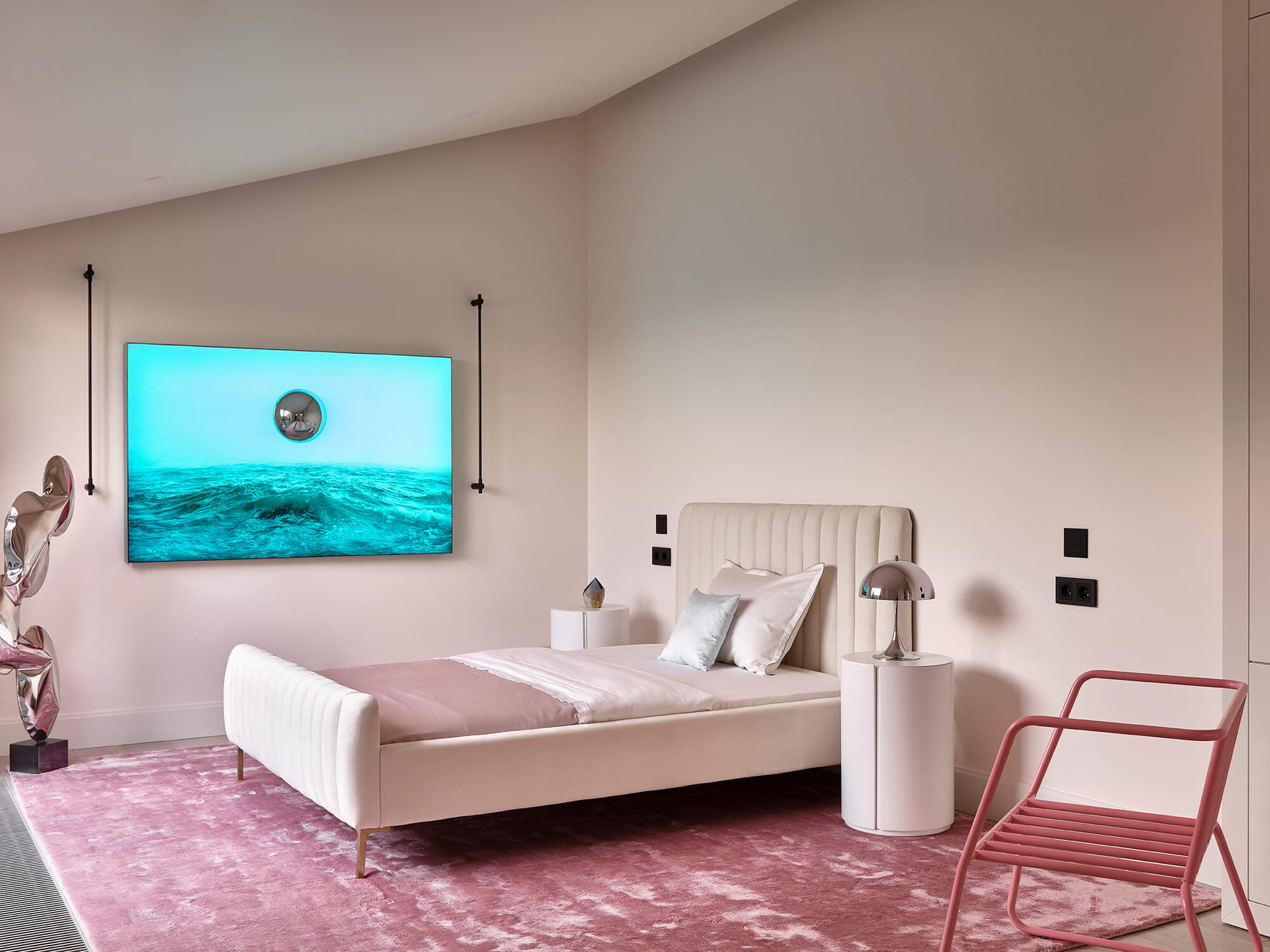 莫斯科色彩鲜艳的现代公寓丨俄罗斯莫斯科丨Well Done Interiors-83