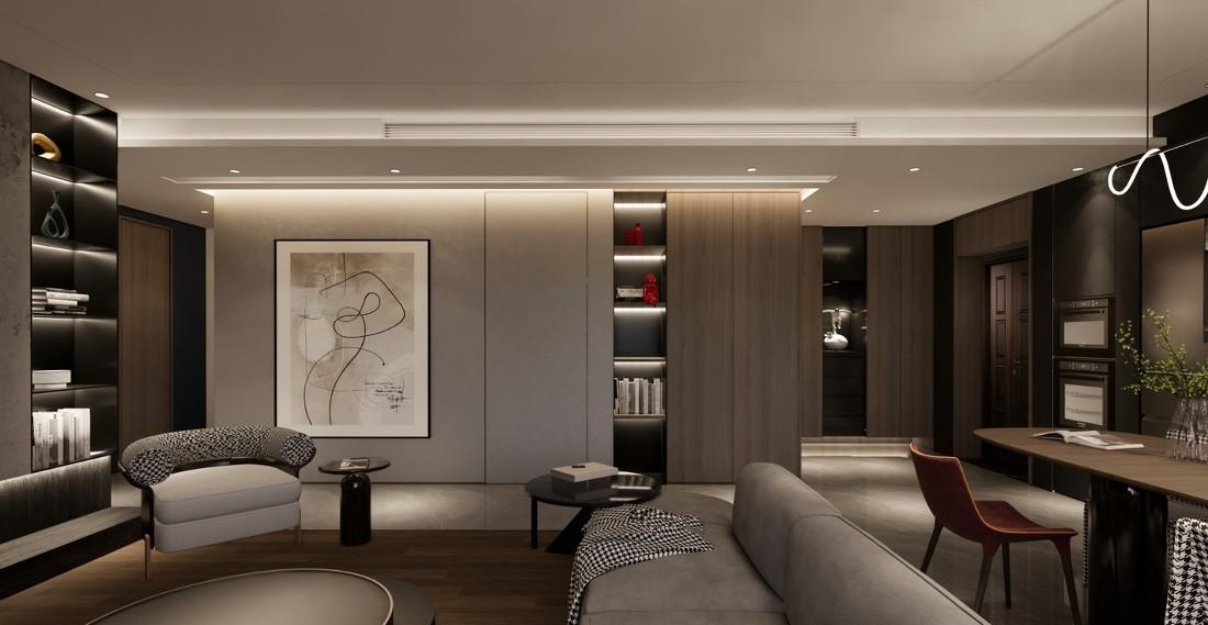 
[一心一舍|最新作品] 龙湖椿山现代简约 -1