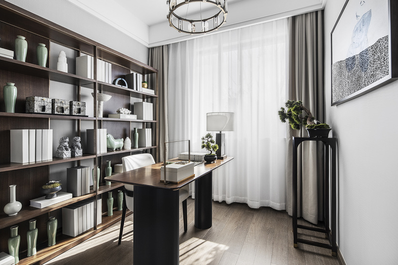 南通港闸区资生路地块项目138户型——传统与现代共生的中式家居空间-31