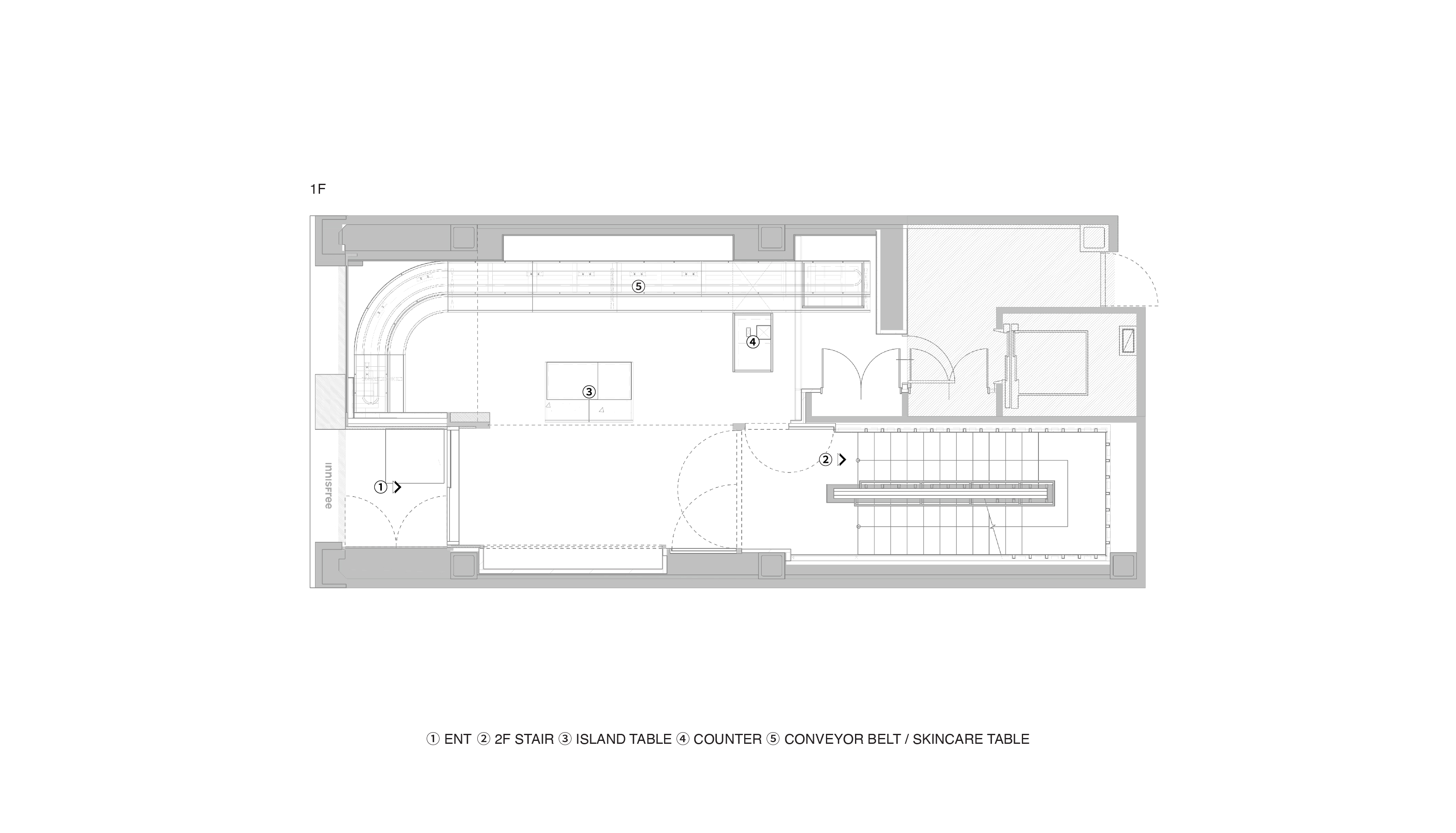 INNISFREE东京旗舰店丨日本东京丨GGJH（空间设计）,SIGAKKUJO（VMD设计）-5